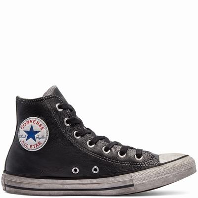 Férfi Converse Chuck Taylor All Star Vintage Leather Magasszárú Cipő CO8423950 Fekete/Fehér